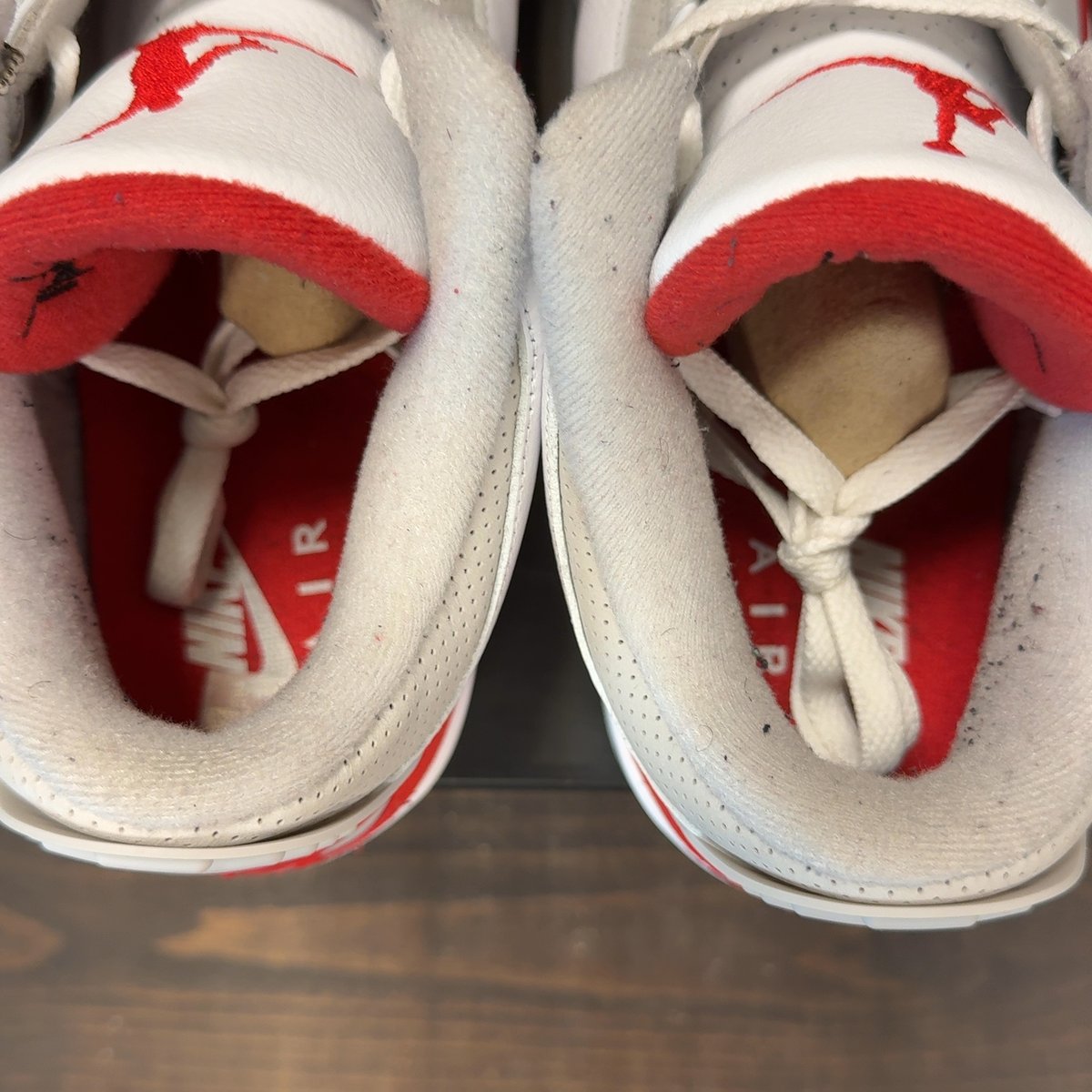Jordan 3 Retro Tinker White University Red Size 14 (Pre-Owned) - aux