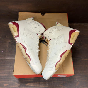 Jordan 6 Retro Maroon (2015) Size 12 (Pre-Owned) - back