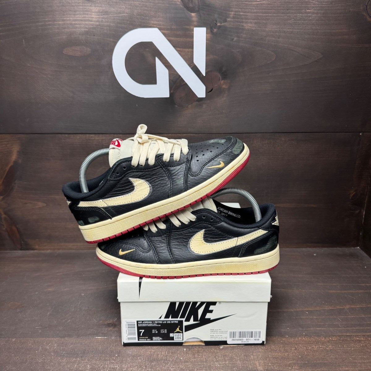 Jordan 1 Retro Low OG Nigel Sylvester Better With Time Size 7 (Pre-Owned) - Image 1
