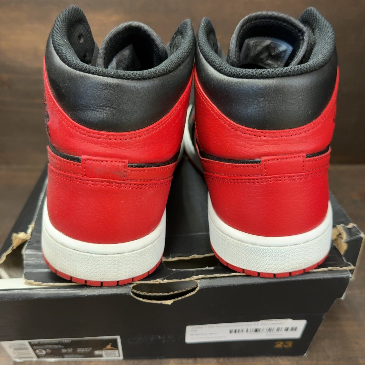 Jordan 1 Mid Banned (2020) Size 9.5 (Pre-Owned) - aux