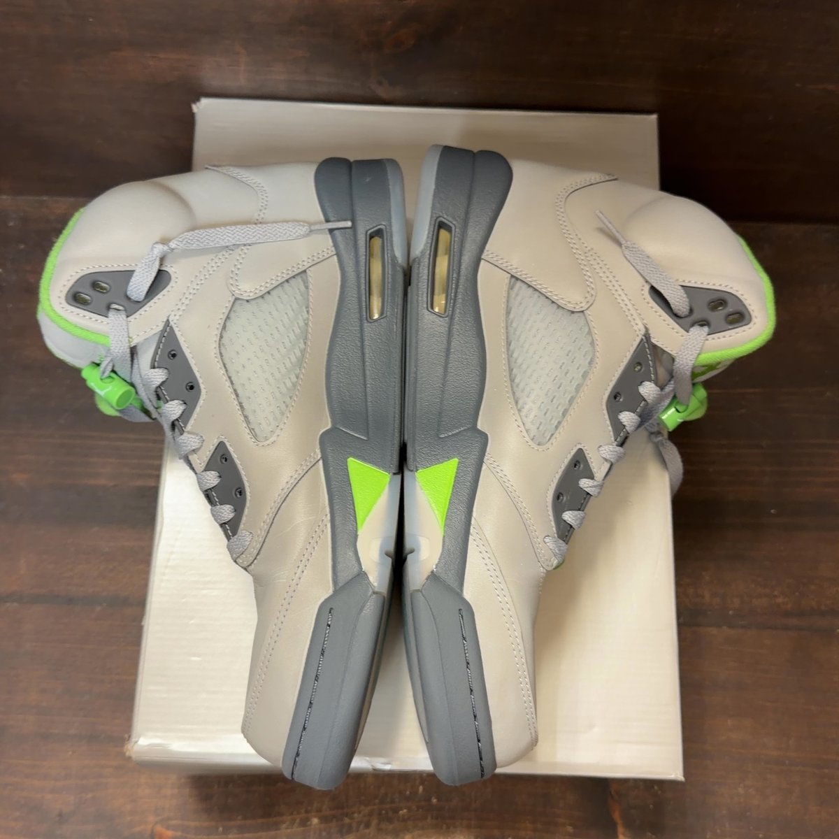 Jordan 5 Retro Green Bean (2022) Size 11.5 (Pre-Owned) - aux