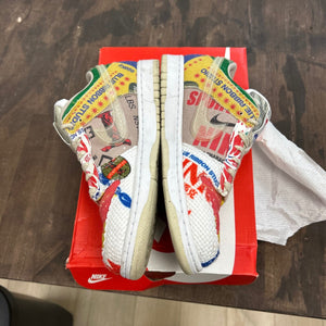 Nike Dunk Low SP City Market Size 9 (Moderately Worn Pre-Owned)