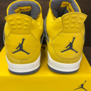 Jordan 4 Retro Lightning (2021) Size 13 (Pre-Owned) - aux