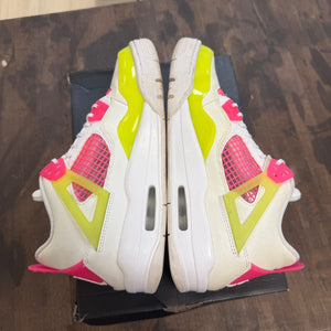 Jordan 4 Retro White Lemon Pink (GS) - Image 4