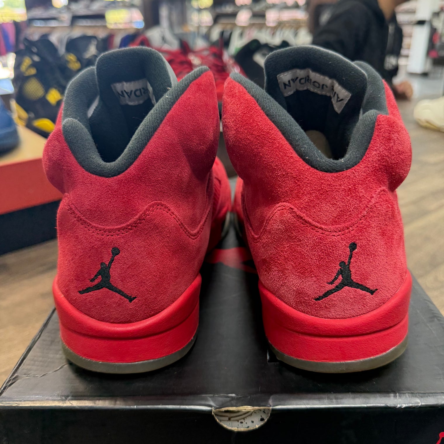 Red Suede Jordan 5 Retro (USED)