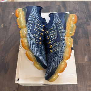 Nike Air VaporMax Flyknit 3 College Navy Orange Size 10.5 (Pre-Owned) - Image 1