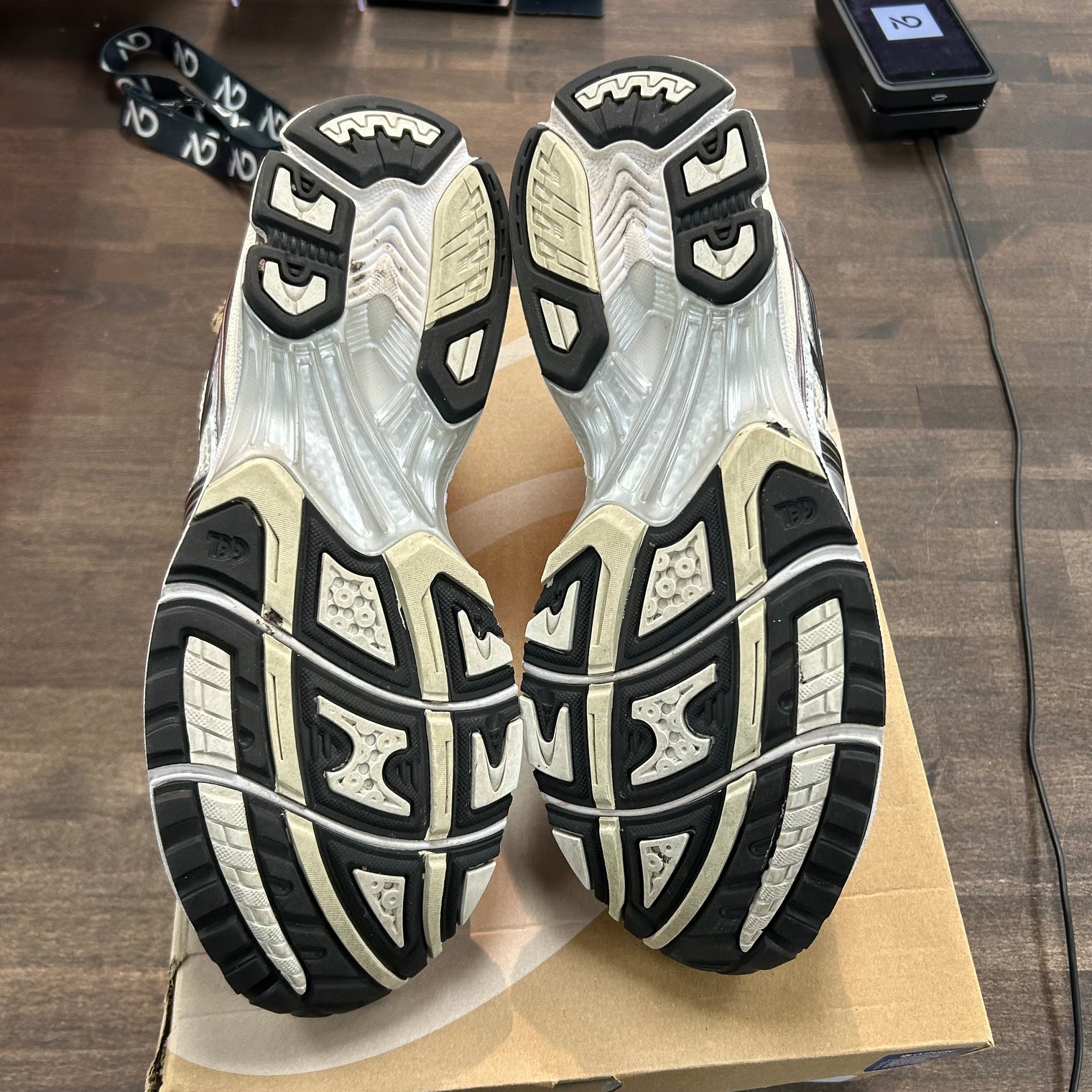 Cream Black Metallic Plum Asics Gel Kayano 14 (USED)