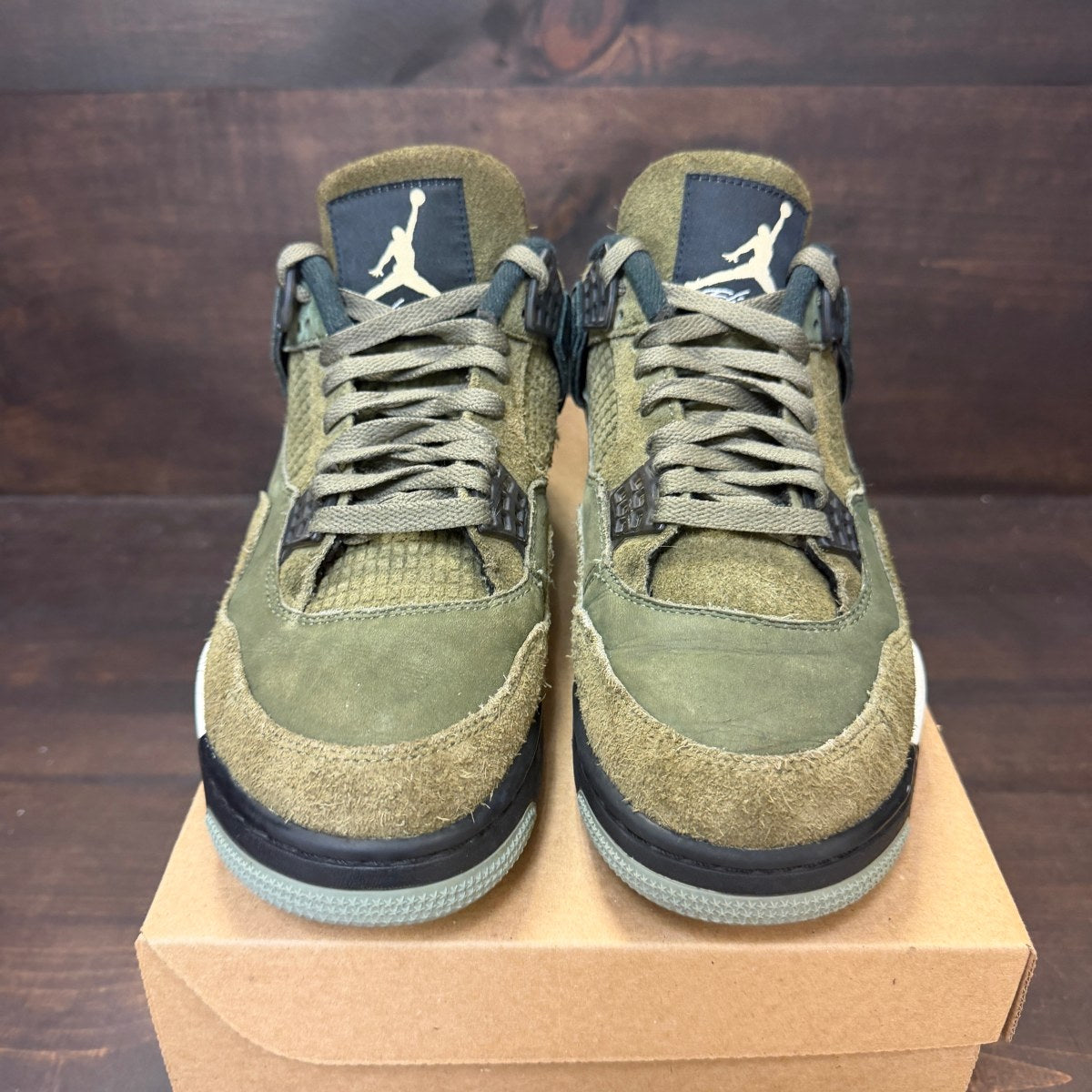 Jordan 4 Retro SE Craft Medium Olive Size 9 (Pre-Owned) - Image 3