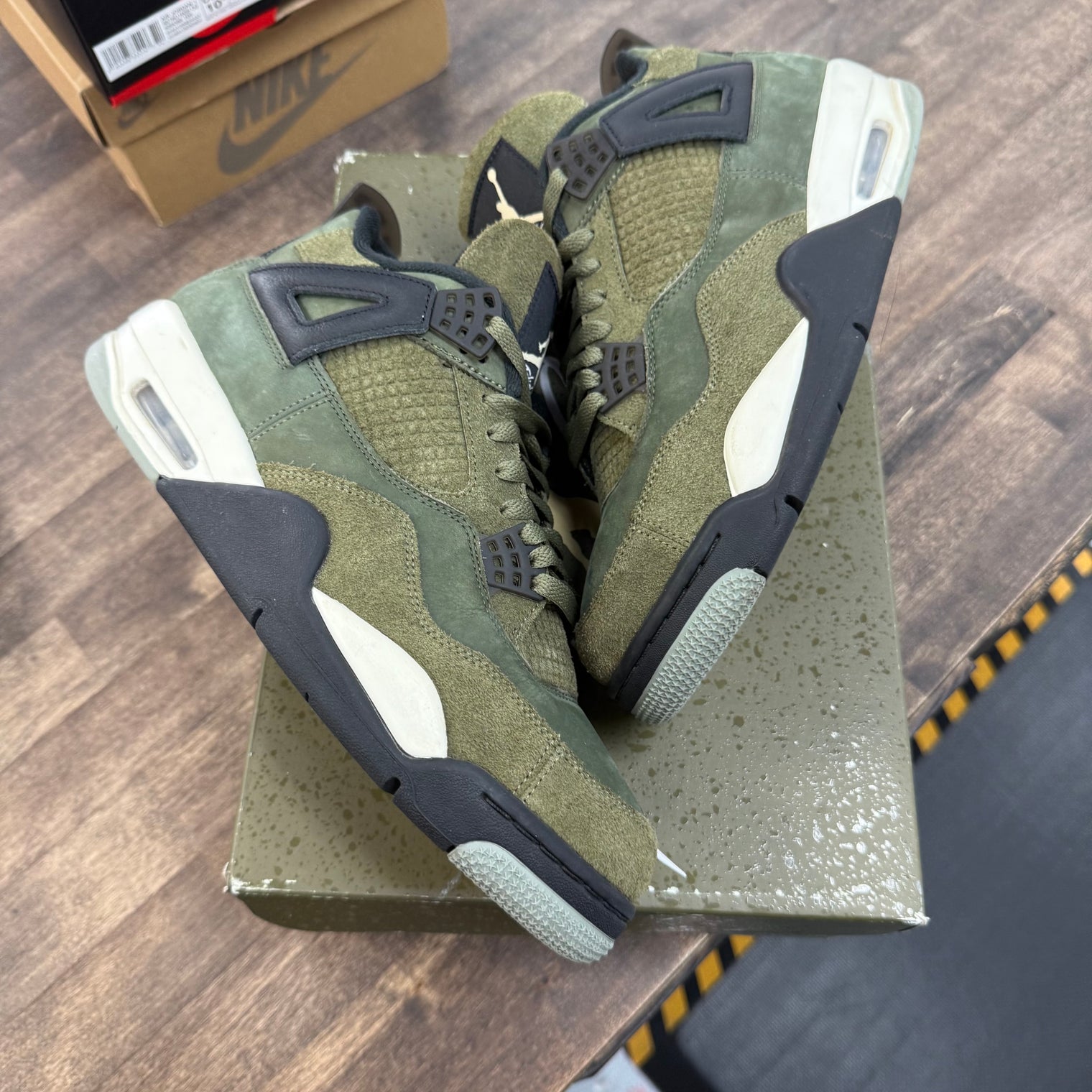 Craft Olive Jordan 4 Retro (Used)