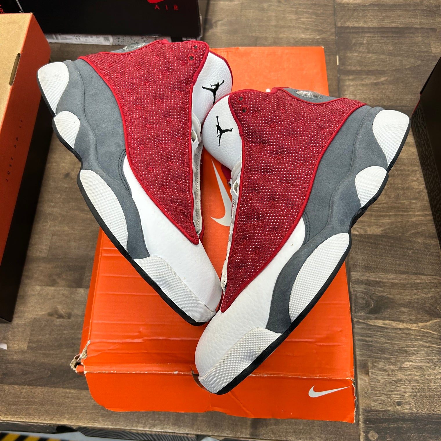 Gym Red Flint Jordan 13 Retro (USED, Replacement Box)