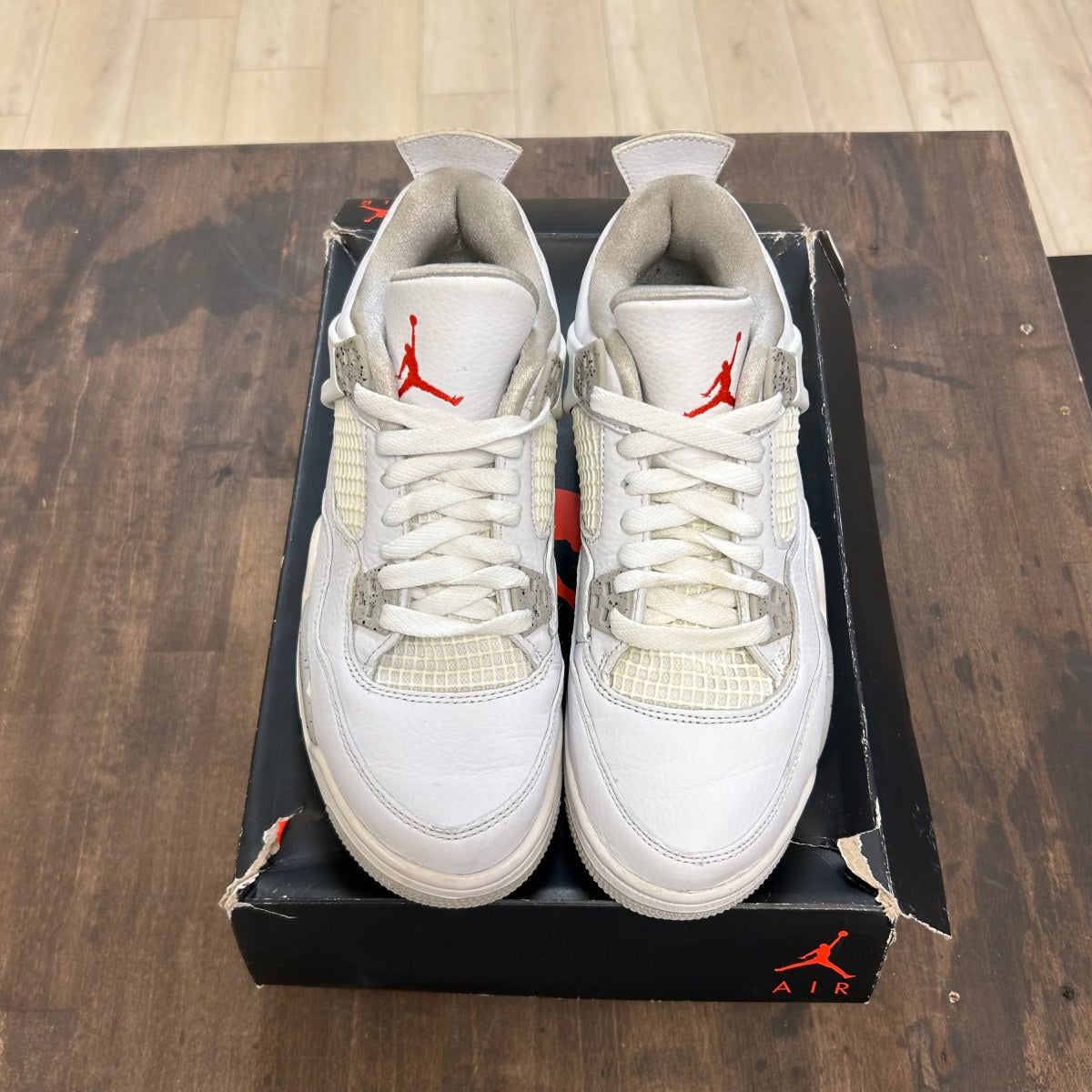 Jordan 4 Retro White Oreo (2021) (GS) - Image 2
