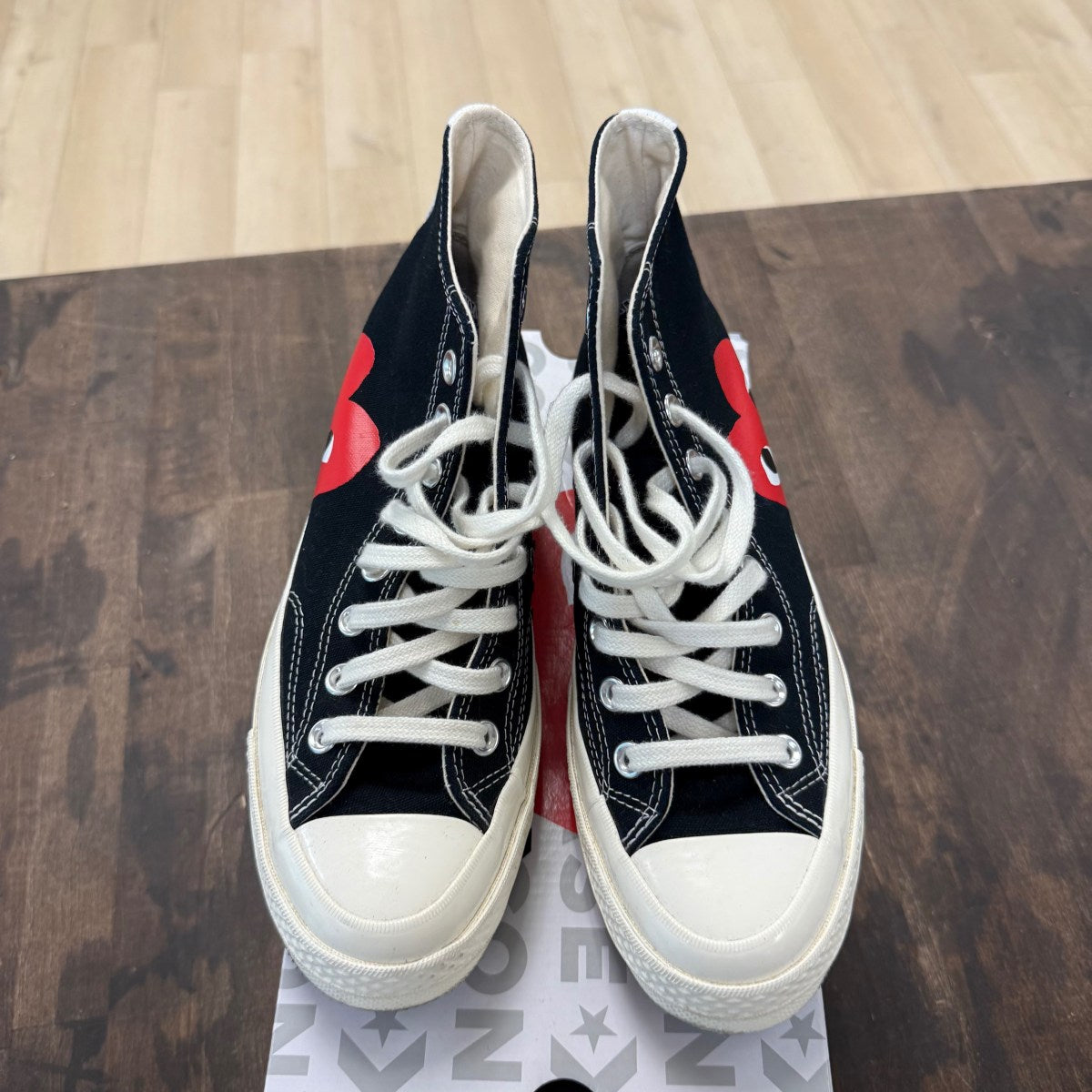 Converse Chuck Taylor All Star 70 Hi Comme des Garcons PLAY Black - Image 2