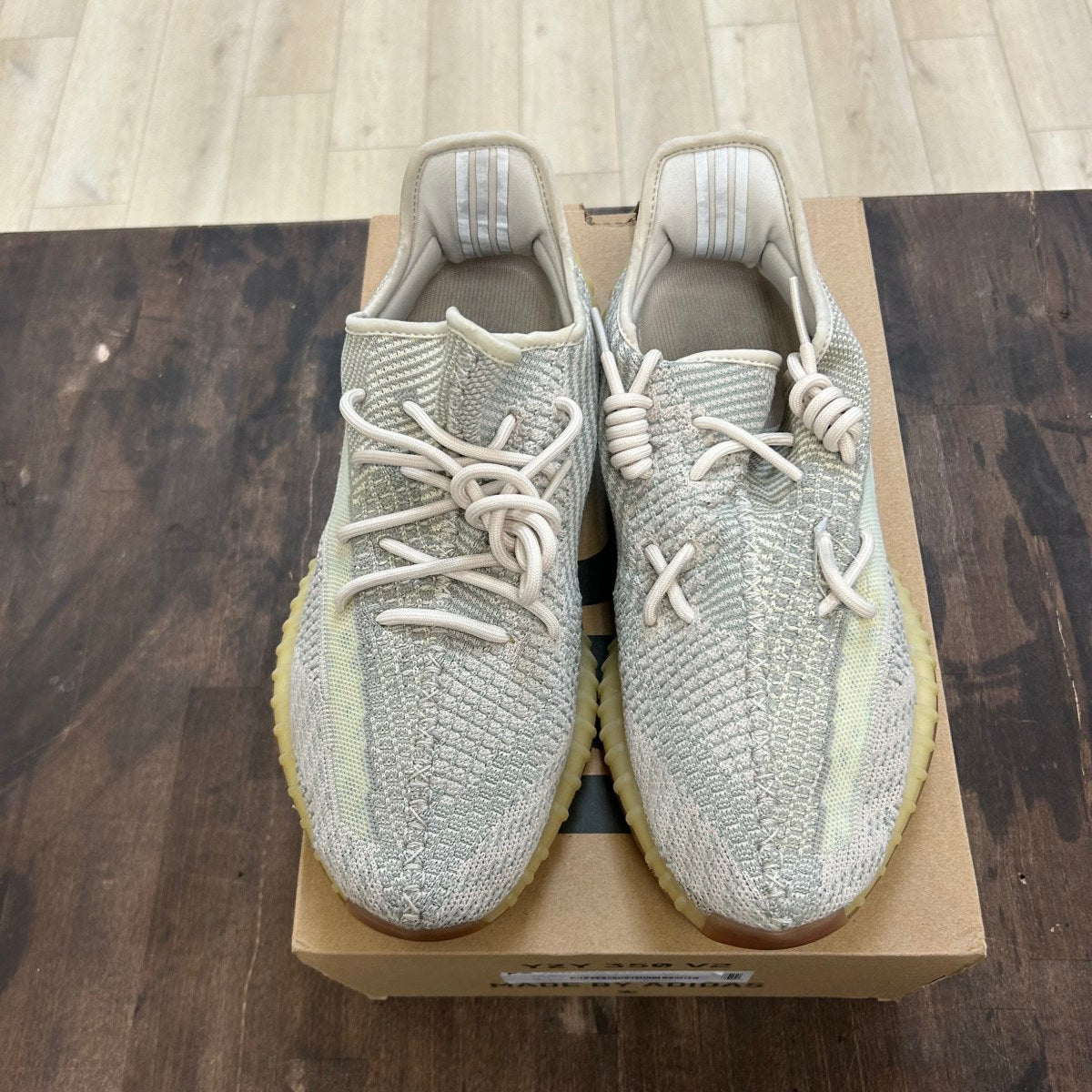 adidas Yeezy Boost 350 V2 Citrin (Non-Reflective) Size 12 (Pre-Owned) - Image 2