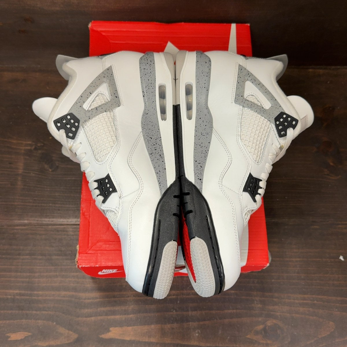 Jordan 4 Retro White Cement (2025) Size 11.5 (Pre-Owned) - Image 4