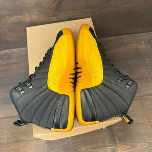 Jordan 12 Retro Black University Gold (GS) Size 6Y (Pre-Owned) - Image 4
