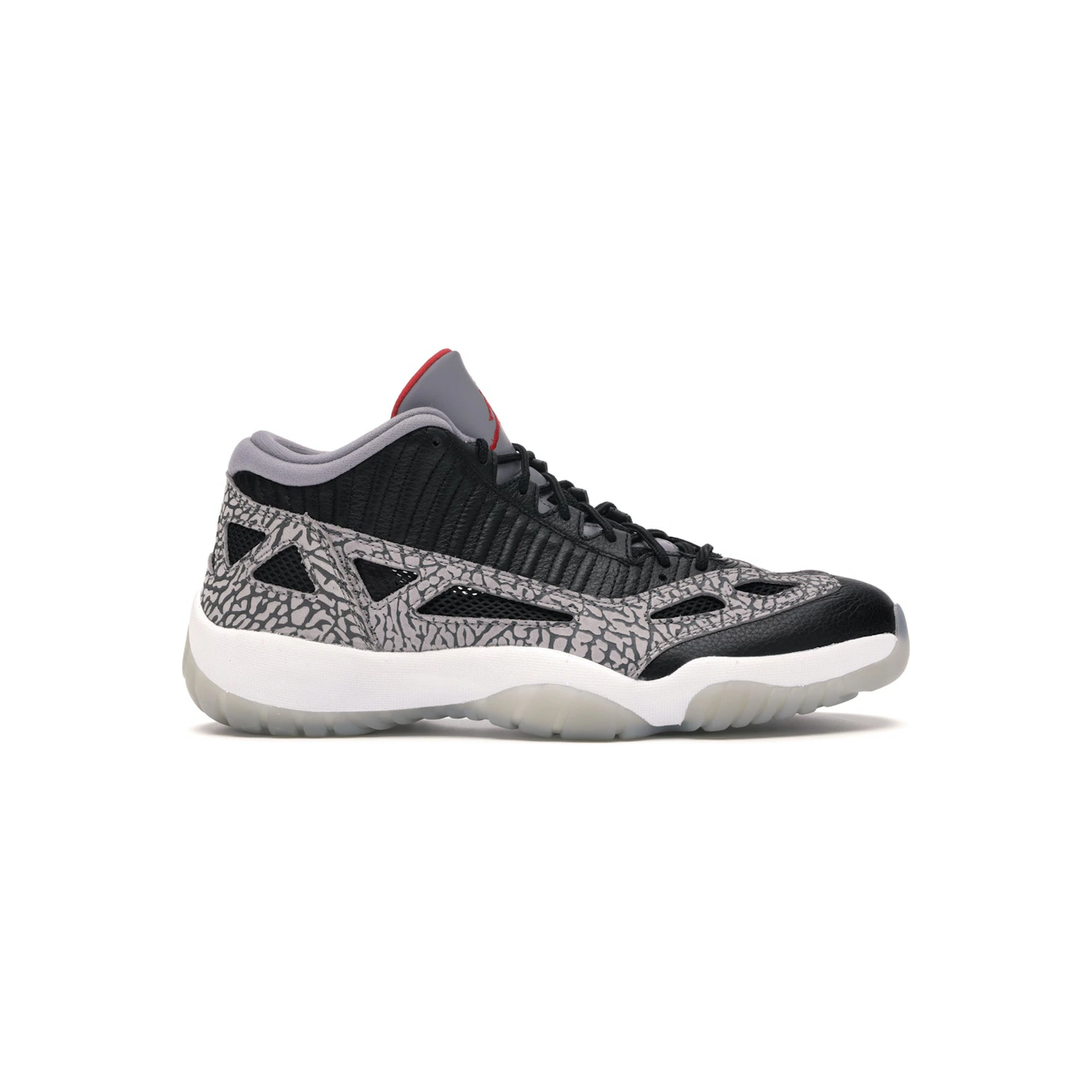 Jordan 11 Retro Low IE Black Cement (US 10.5) (USED, No Box) Size 10.5 (Pre-Owned) - Image 6