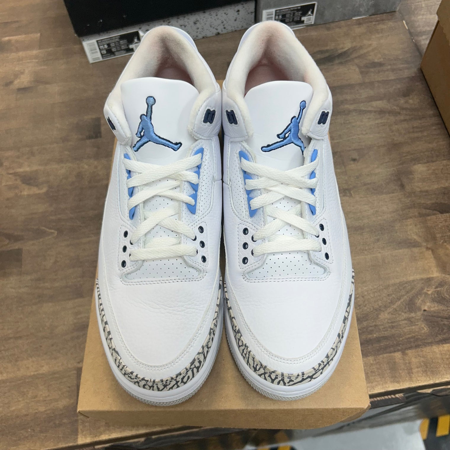 Jordan 3 Retro UNC (2020) (US 10) (Lightly Worn, No Box)