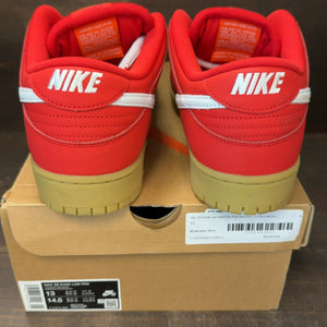 Nike SB Dunk Low University Red Gum Size 13 (Pre-Owned) - aux
