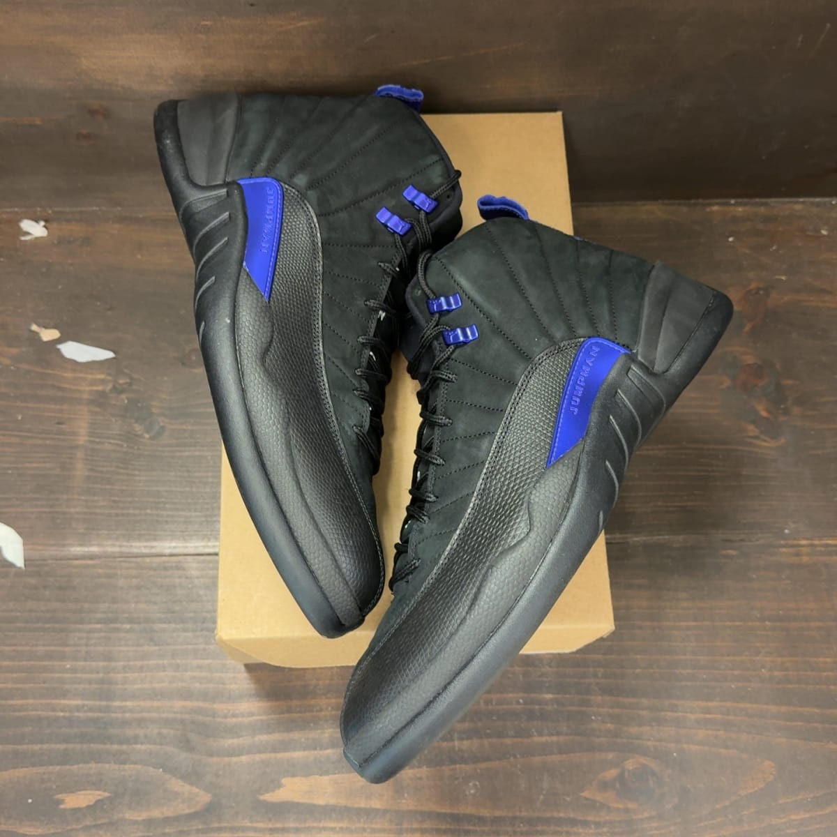 Jordan 12 Retro Black Dark Concord Size 14 - back