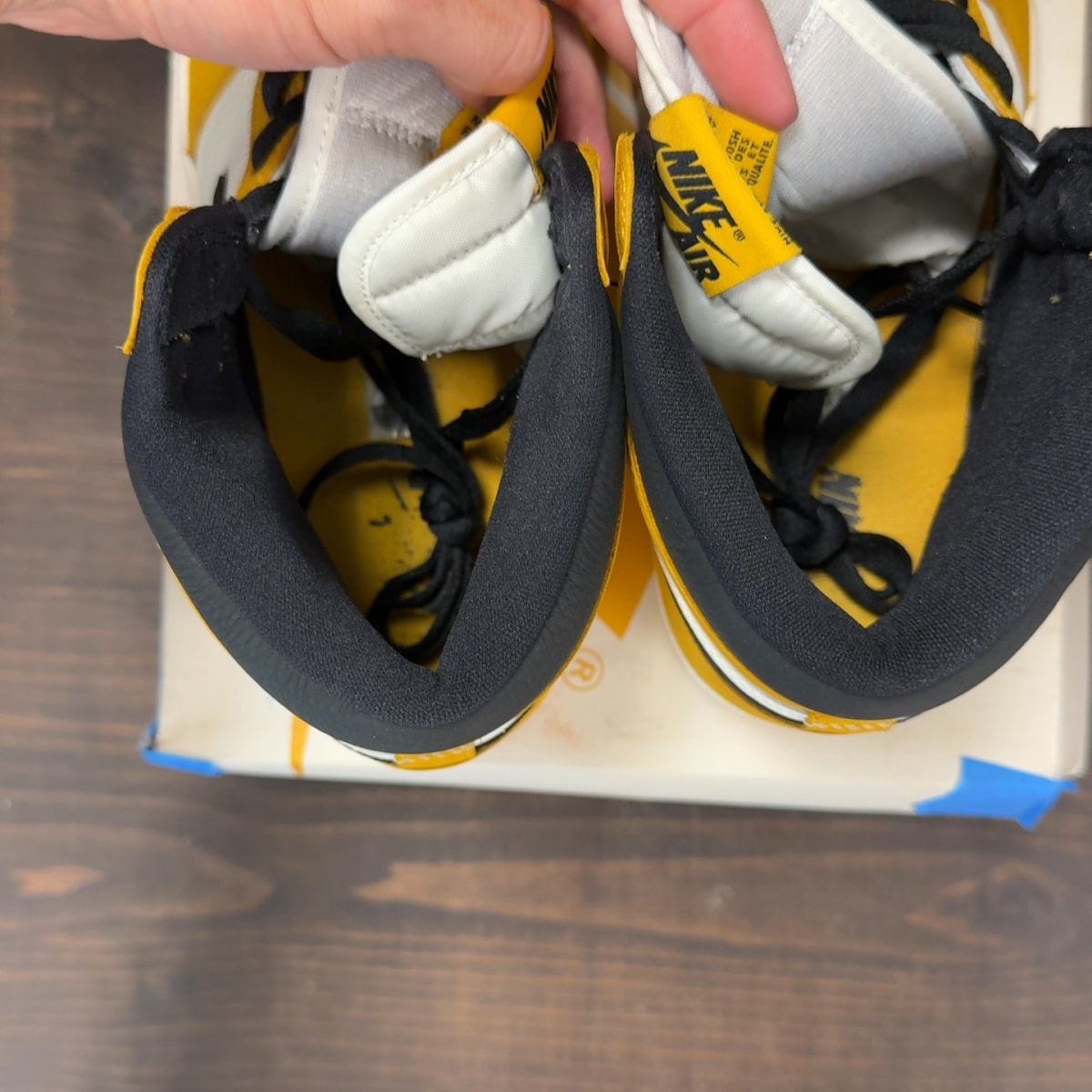 Jordan 1 Retro High OG Yellow Ochre - Image 6