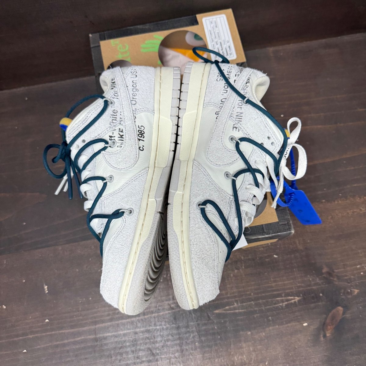 Nike Dunk Low Off-White Lot 16 Size 8.5 (Pre-Owned) - side
