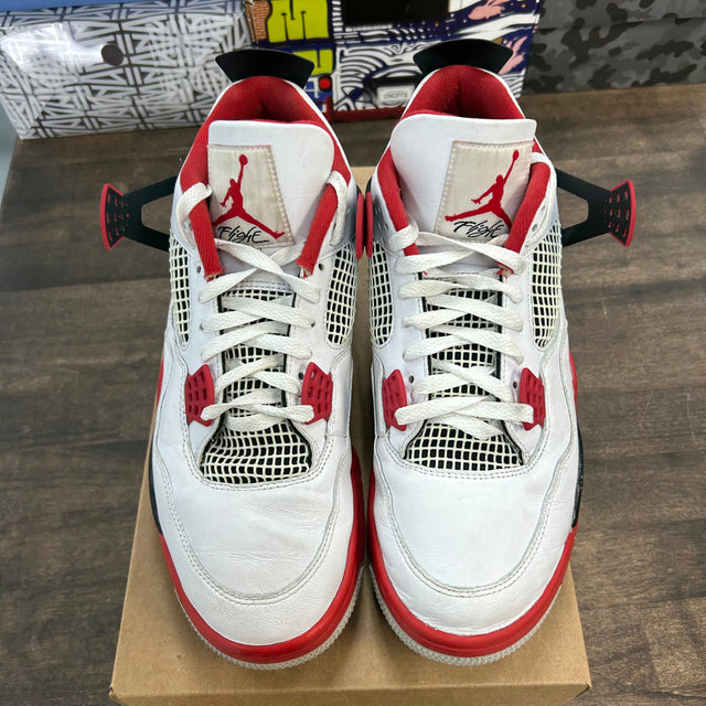 Fire Red Jordan 4 Retro (Used, No Box)