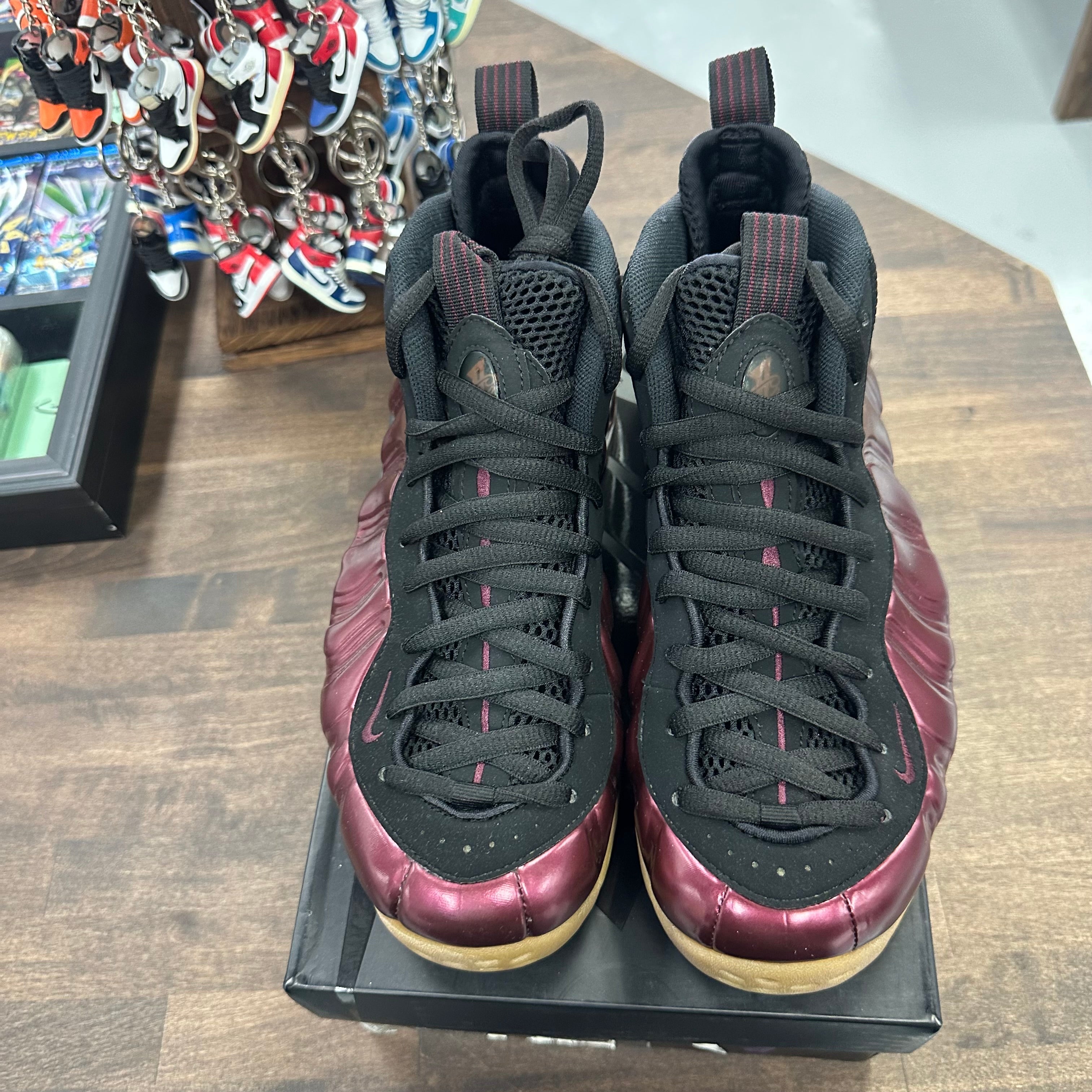 Nike Maroon Foamposite One (USED) Size 8.5 (Pre-Owned) - Image 2