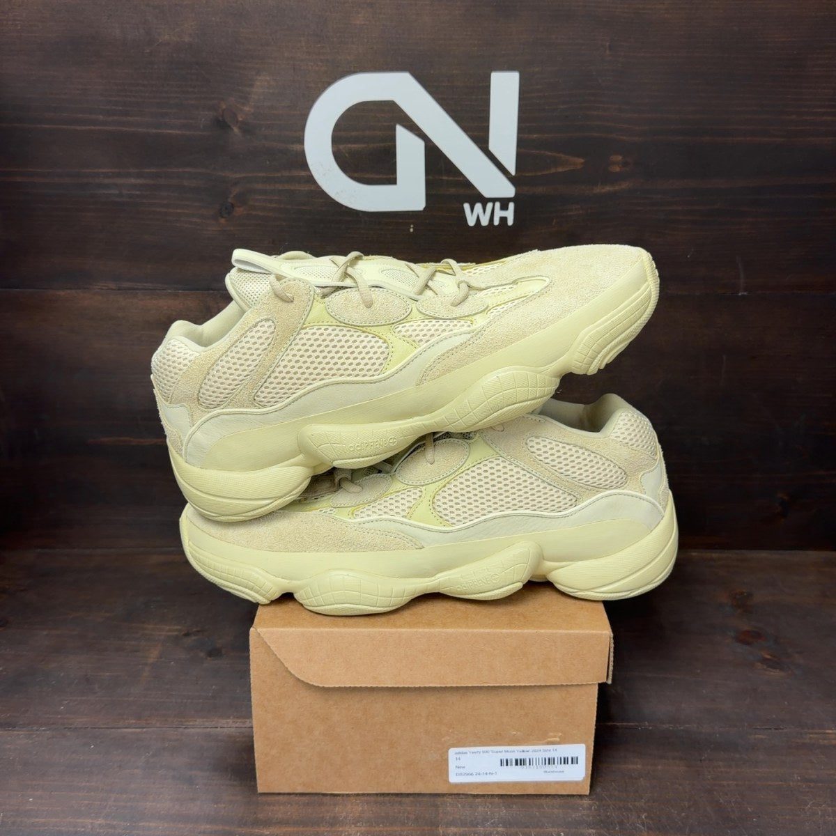 adidas Yeezy 500 'Super Moon Yellow' 2024 Size 14 - Image 1