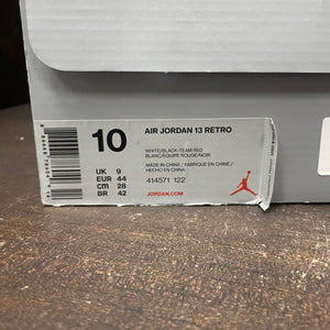 Jordan 13 Retro OG Chicago (2017) Size 10 (Pre-Owned) - box