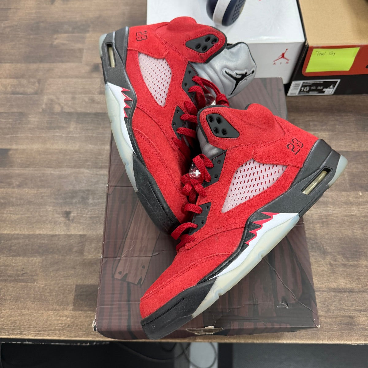 Jordan 5 Retro Raging Bull Red (2021) - Image 1