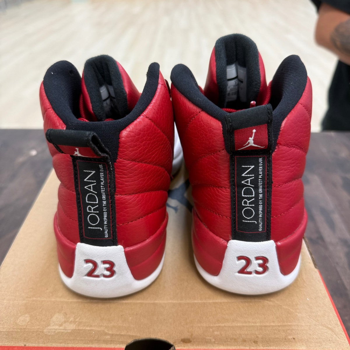 Jordan 12 Retro Gym Red Size 9 (Pre-Owned) - Image 3