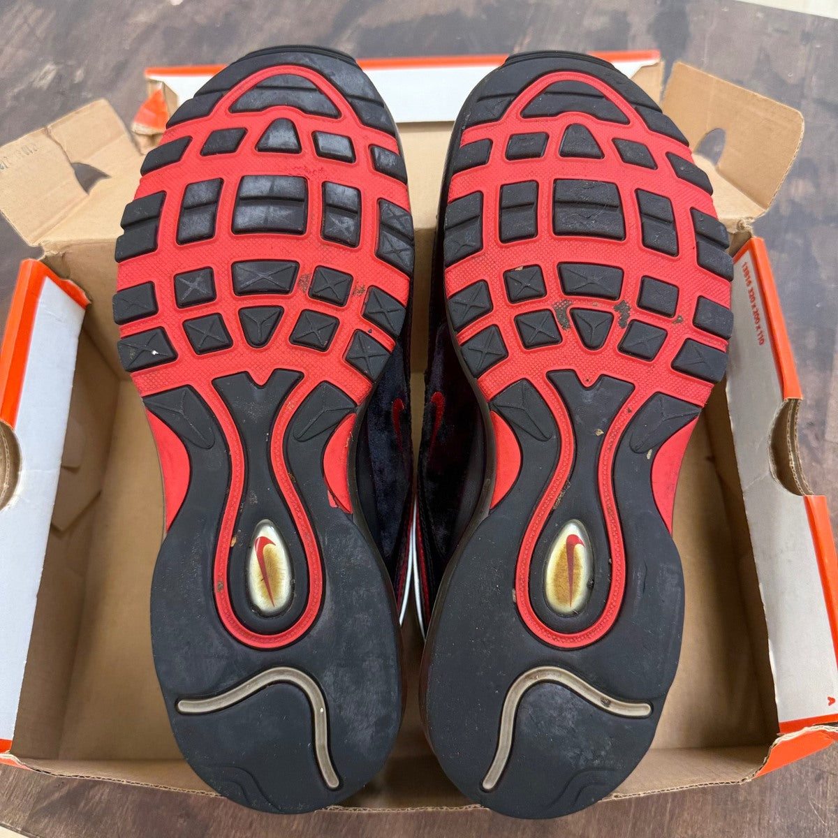 Nike Air Max 97 Black Red Silver Size 10 (Pre-Owned) - Image 3