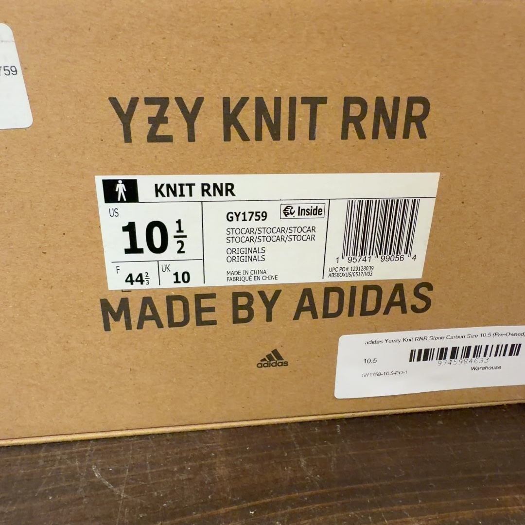 adidas Yeezy Knit RNR Stone Carbon - Image 8
