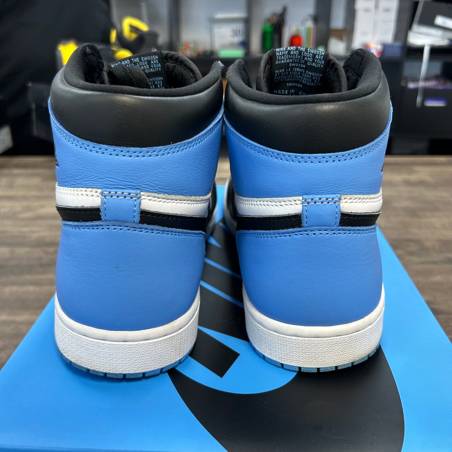 UNC Toe Jordan 1 High (USED)