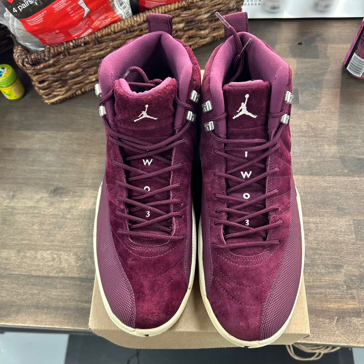 Bordeaux Jordan 12 Retro (USED, No Box)