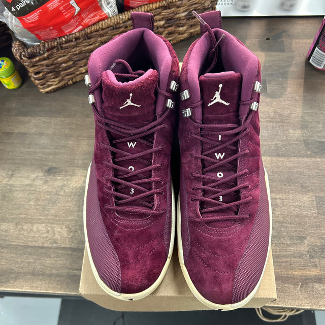 Bordeaux Jordan 12 Retro (USED, No Box)