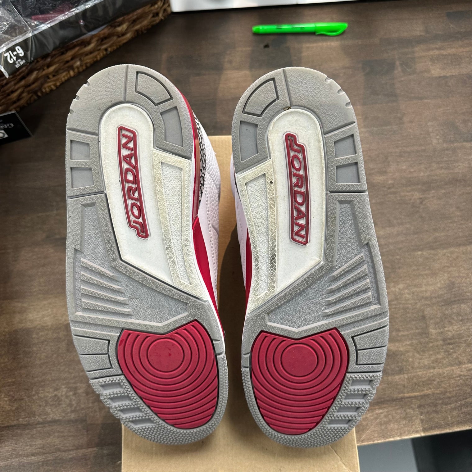 Cardinal Jordan 3 Retro (USED, No Box)