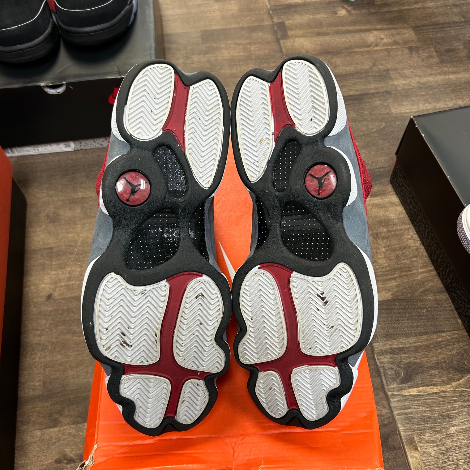 Gym Red Flint Jordan 13 Retro (USED, Replacement Box)