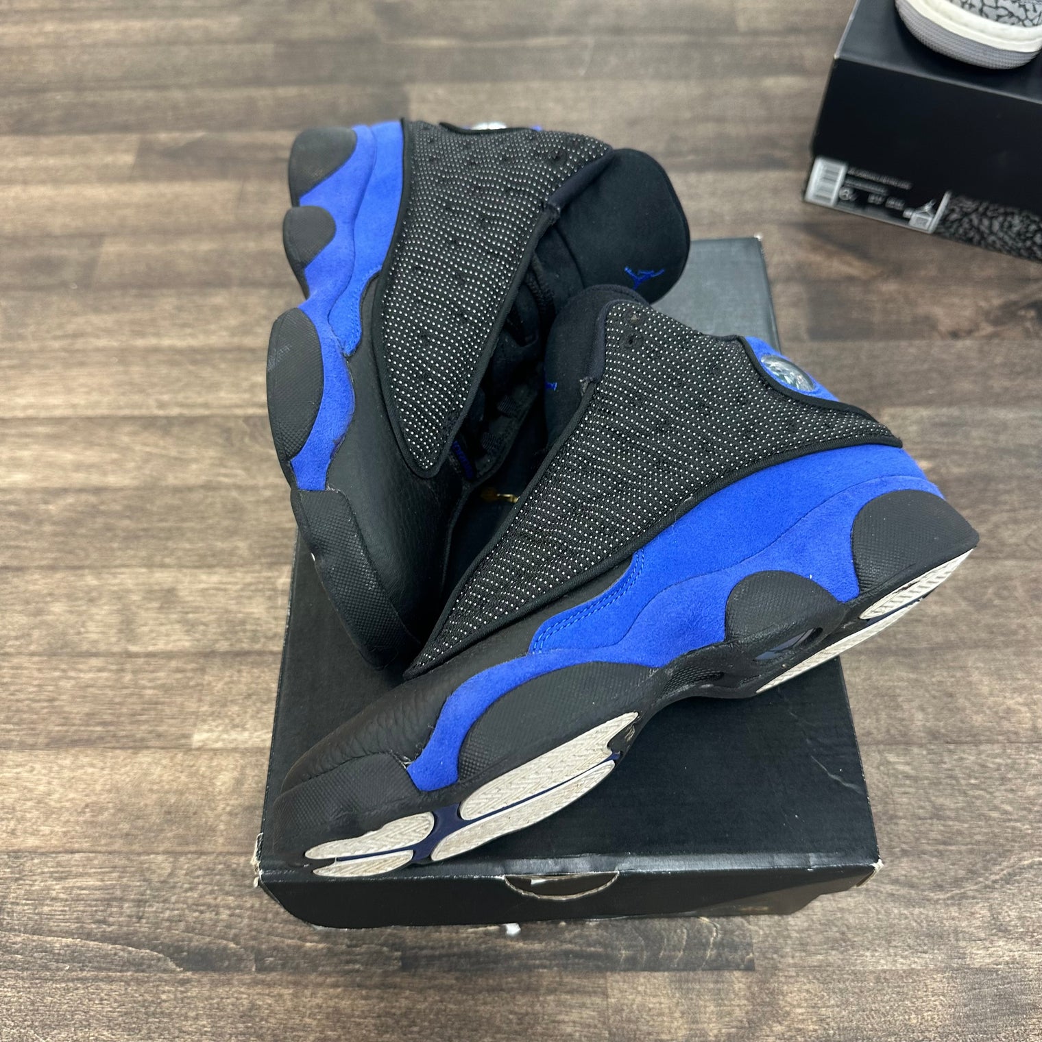 (GS) Black Hyper Royal Jordan 13 (USED)
