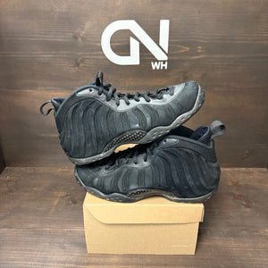 Nike Air Foamposite One Black Suede Size 9 (Pre-Owned) - Image 1