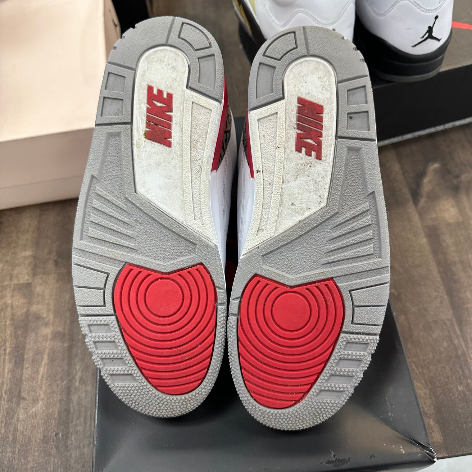 Fire Red Jordan 3 Retro (USED)