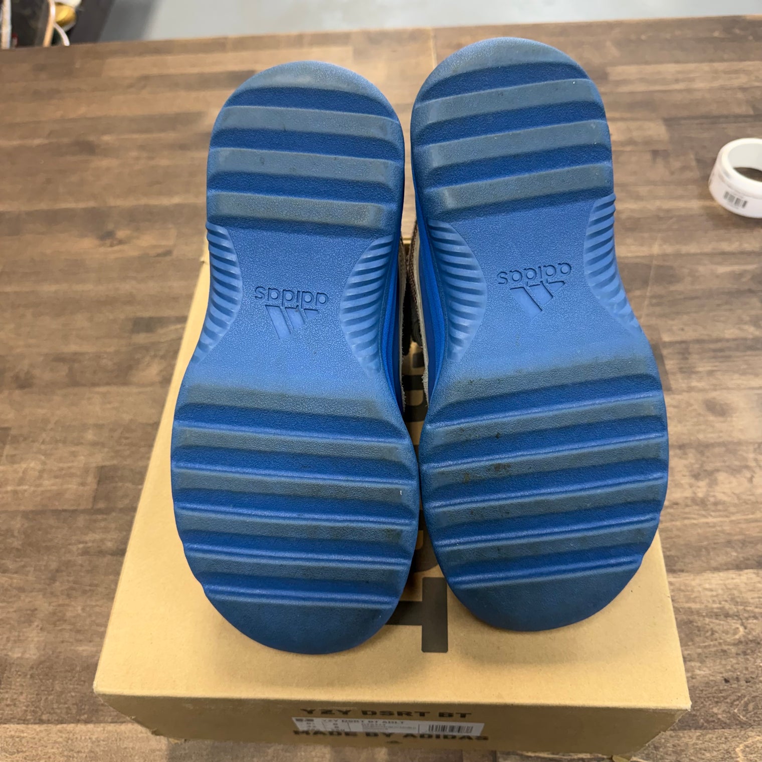 Taupe Blue Adidas Yeezy Desert Boot (USED)