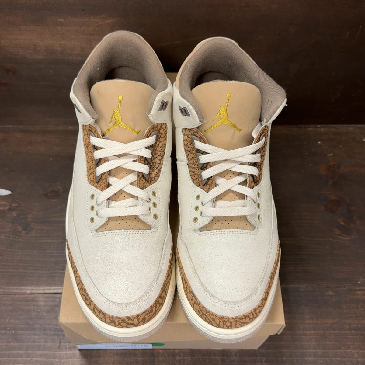 Jordan 3 Retro Palomino Size 12 (Pre-Owned) - tag