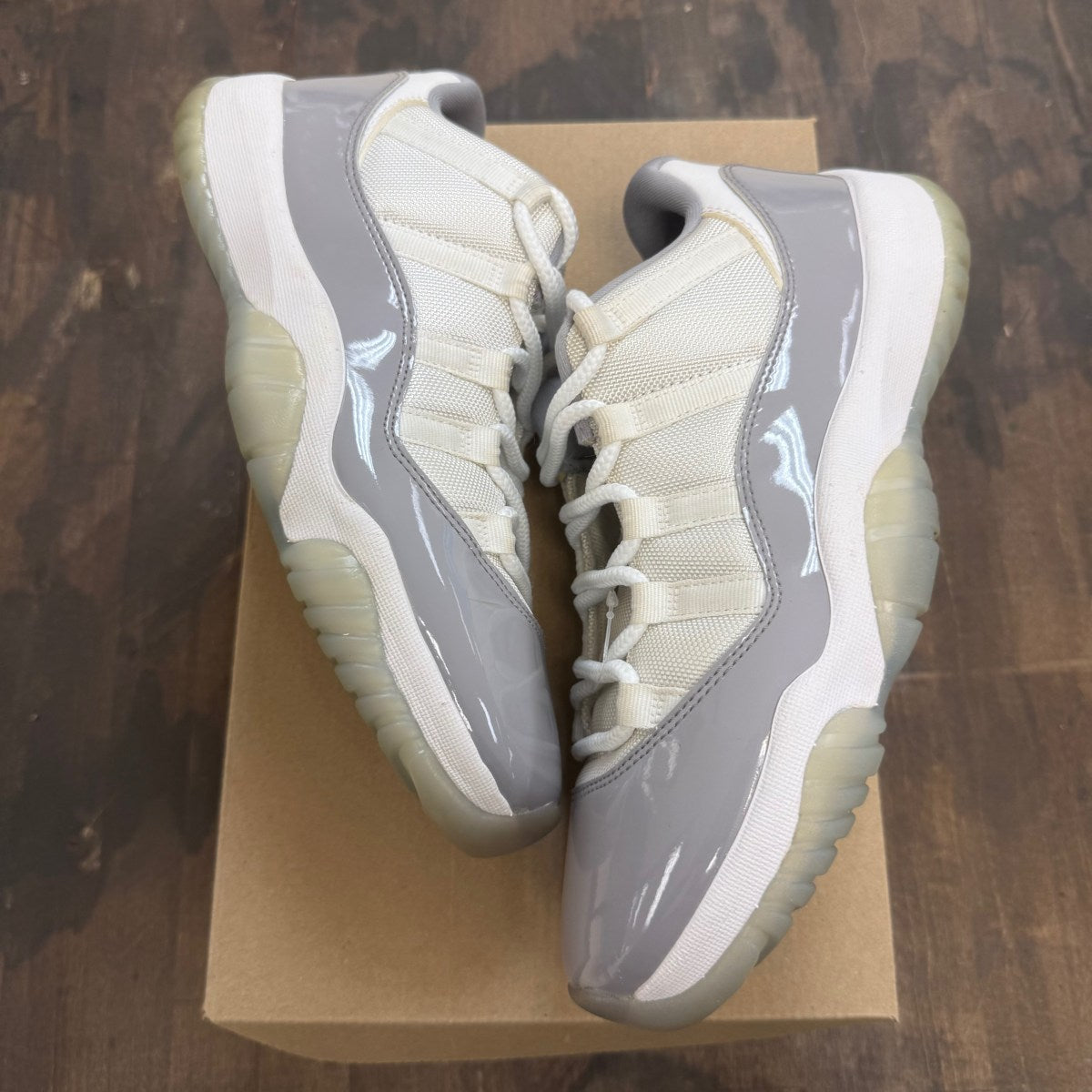 Jordan 11 Retro Low Cement Grey Size 9 (Pre-Owned) - Image 1