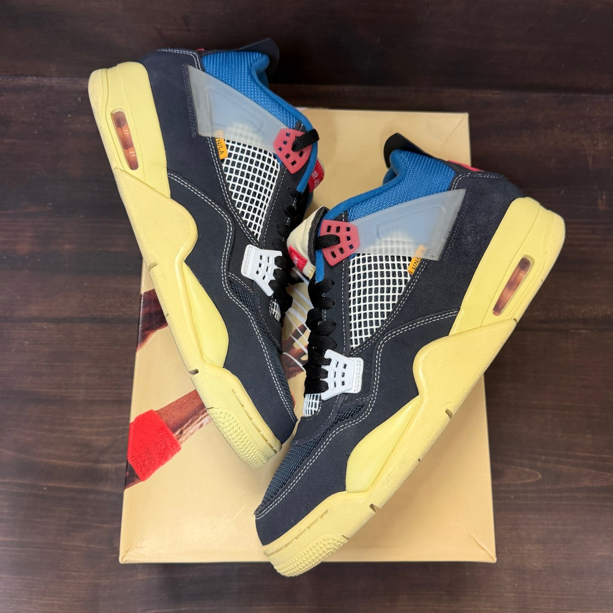 Jordan 4 Retro Union Off Noir - Image 2
