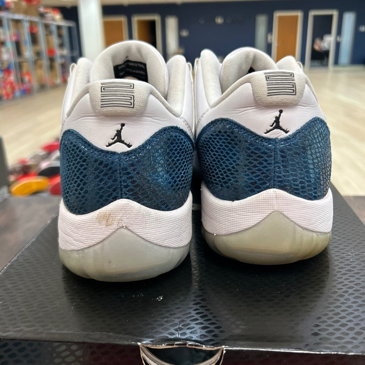 Jordan 11 Retro Low Snake Navy (2019) - Image 4