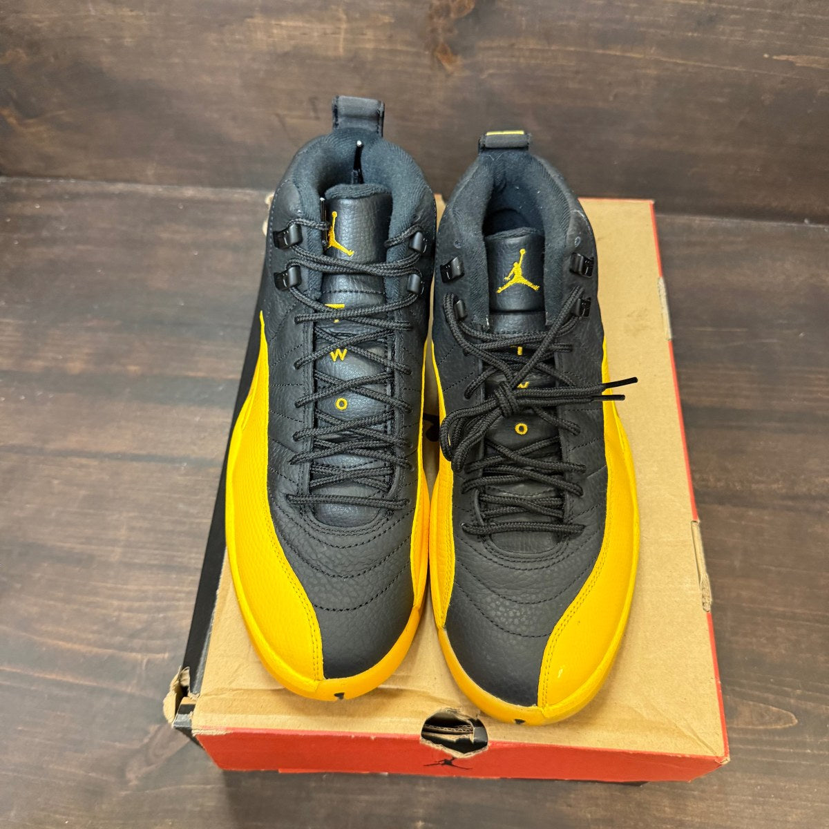 Jordan 12 Retro Black University Gold - Image 3