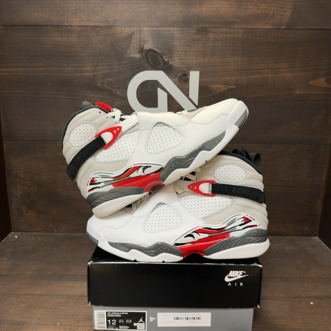 Jordan 8 Retro White True Red (2025) - Image 1