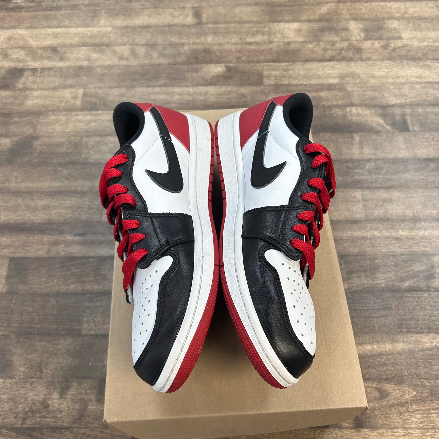 Black Toe Jordan 1 Low OG (USED, No Box)