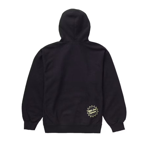 Supreme Jamie Reid Fuck All Hooded Sweatshirt Black - Image 2